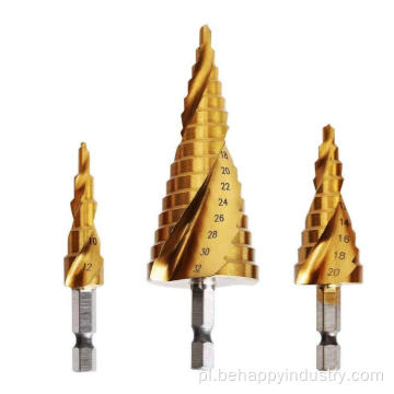 3PCS HSS Spiral Rowed Drill Bit